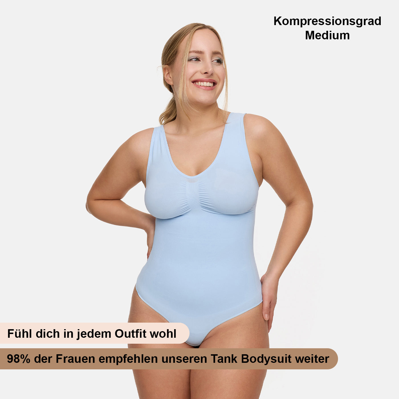 Tank Bodysuit Sculpting Shapewear mit String - Secret Sale