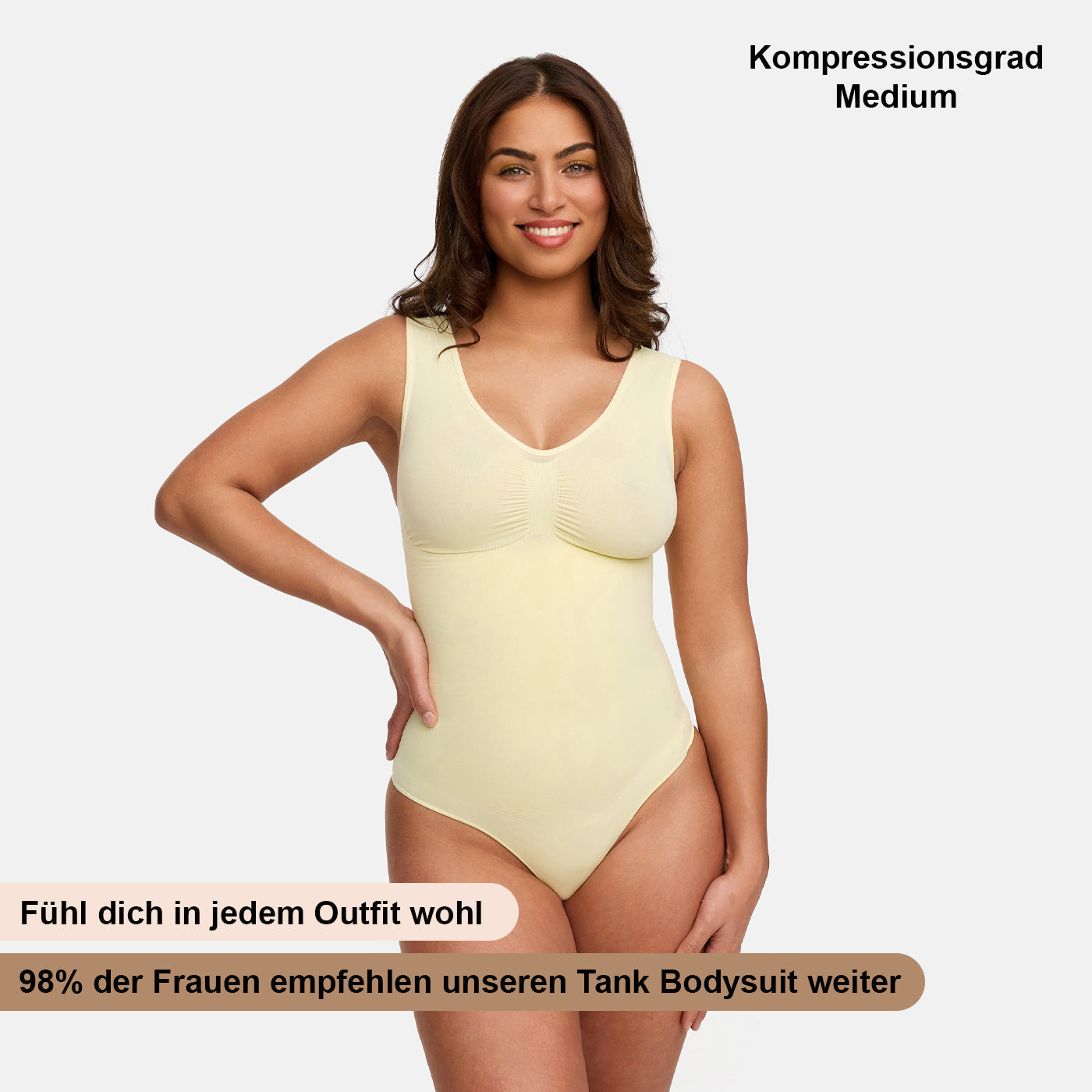 Tank Bodysuit Sculpting Shapewear mit String - Secret Sale