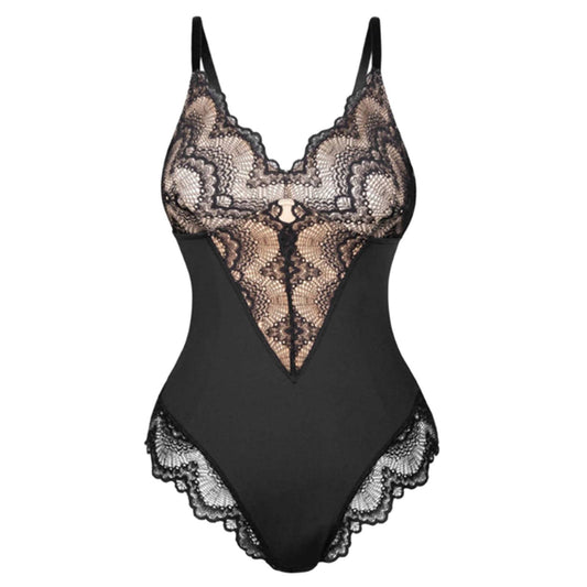 Sculpting Lace Shapewear Bodysuit mit Slip - Secret Sale