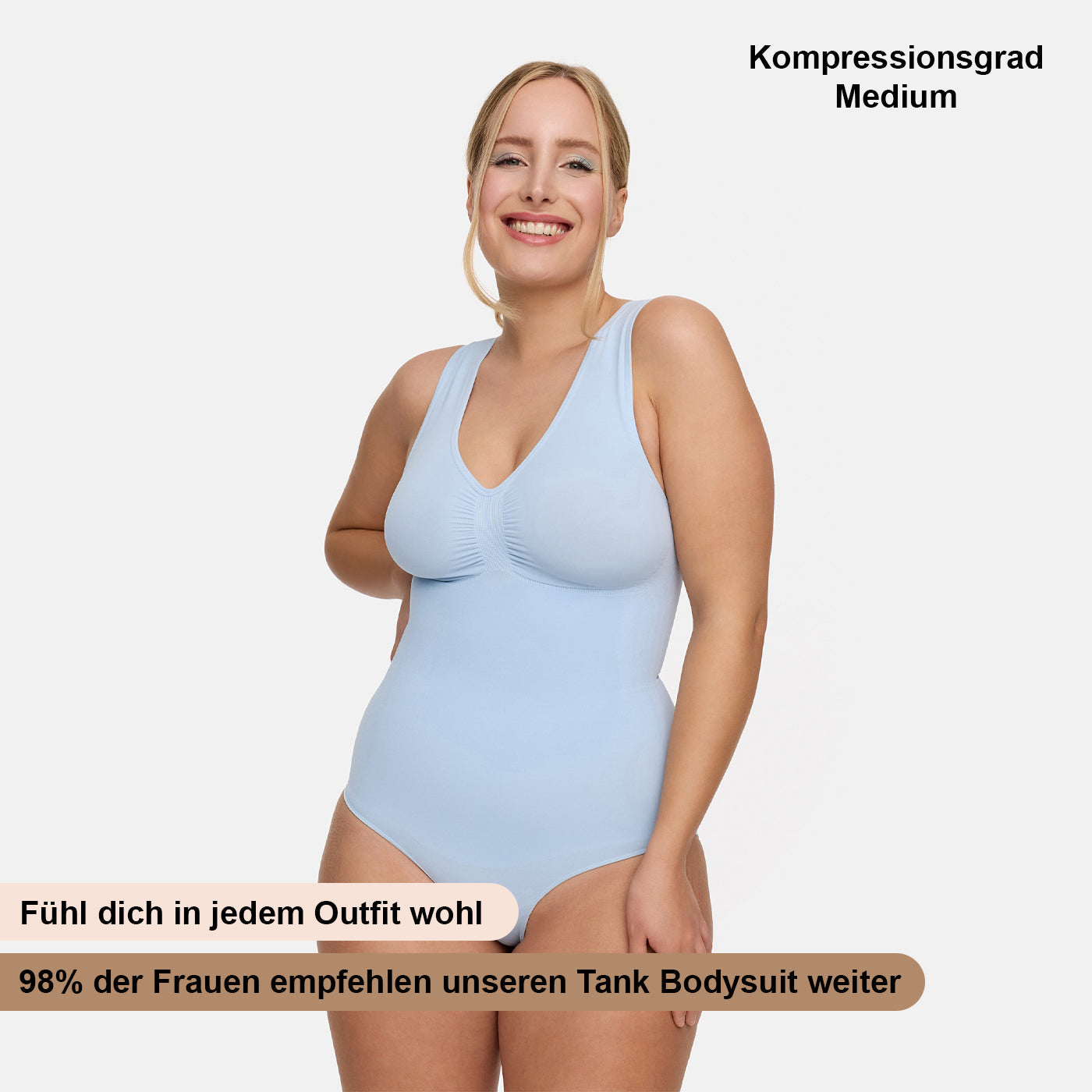 Tank Bodysuit Sculpting Shapewear mit Slip - Secret Sale