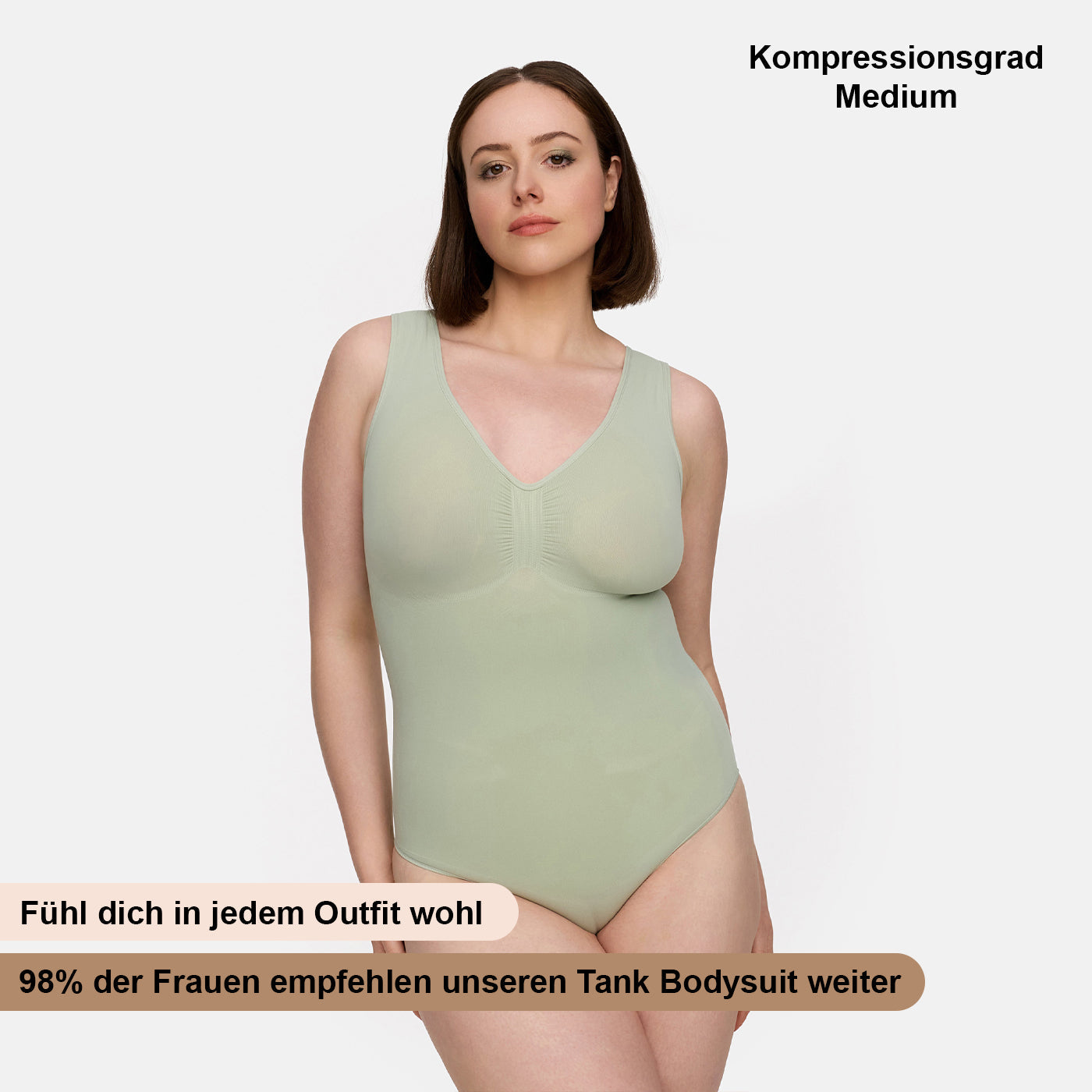 Tank Bodysuit Sculpting Shapewear mit Slip - Secret Sale