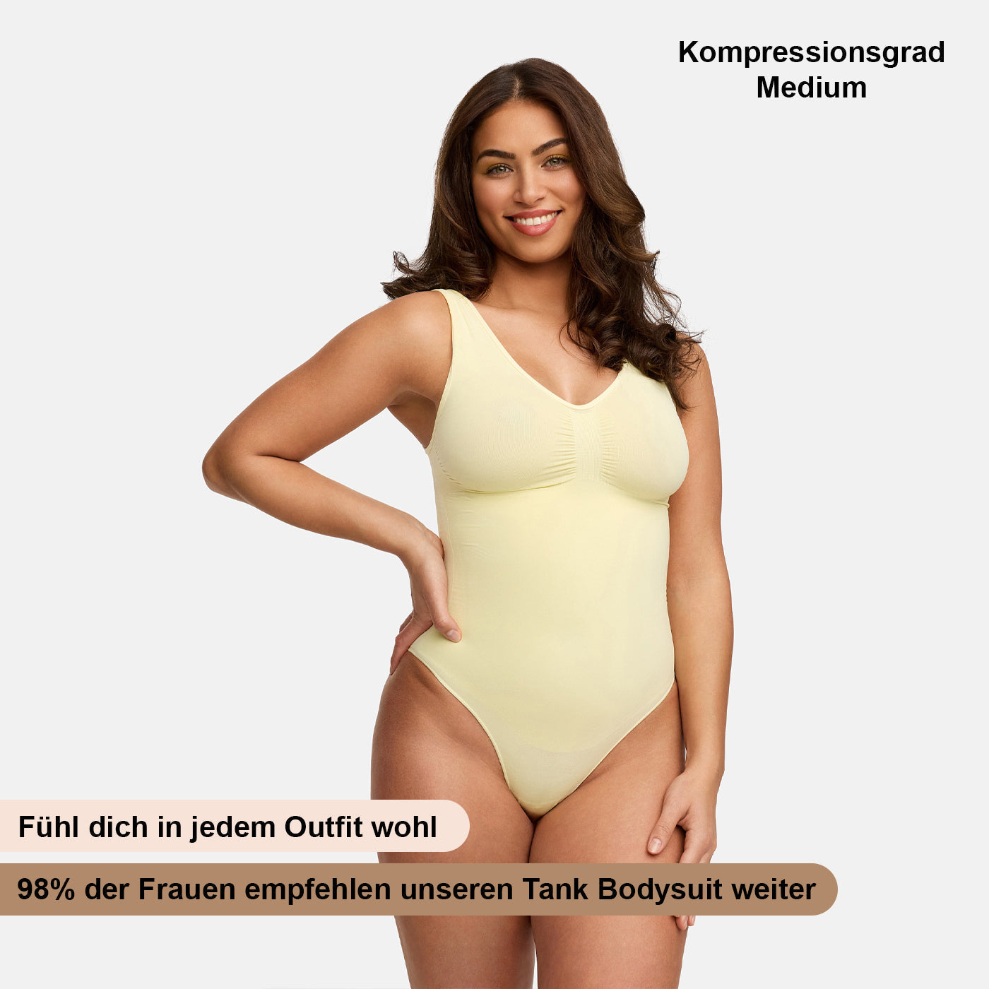 Tank Bodysuit Sculpting Shapewear mit Slip - Secret Sale