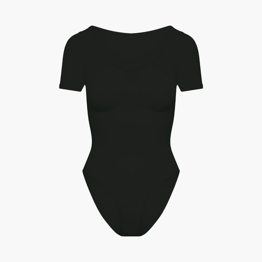 T-Shirt Bodysuit Sculpting Shapewear mit Slip - Secret Sale
